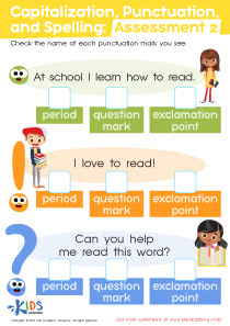 Punctuation Worksheets: Free English Grammar Punctuation Practice PDF